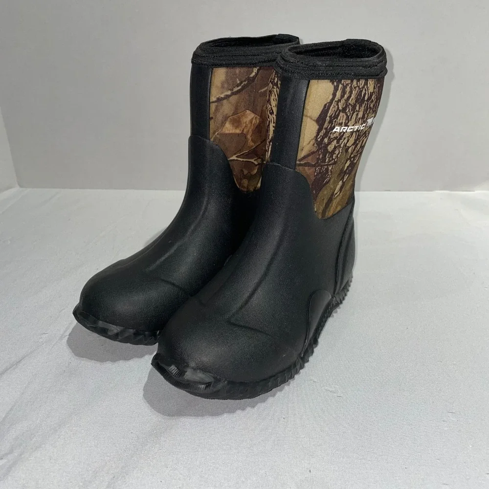 Arctic Shield Litter Kids Camo Neoprene Rubber Outdoor Boots Black Size 13